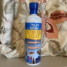 API Marine Stress Coat 16oz Removes Chlorine Chloramines and Ammonia