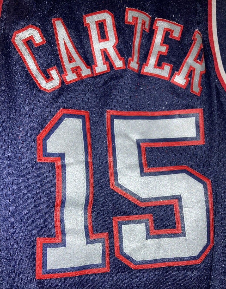 adidas NBA ニュージャージー・ネッツ CARTER 15 Vince Carter New Jersey Nets Men S Adidas Sewn Road Blue #15