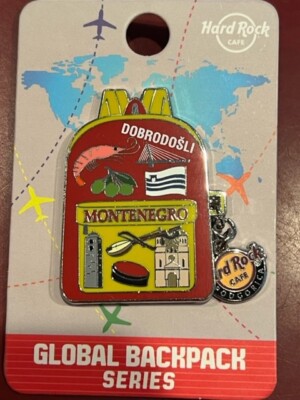 ハードロックカフェ(Hard Rock Cafe)モンテネグロピン Hard Rock Cafe MONTENEGRO PODGORICA GLOBAL BACKPACK Series Pin | eBay