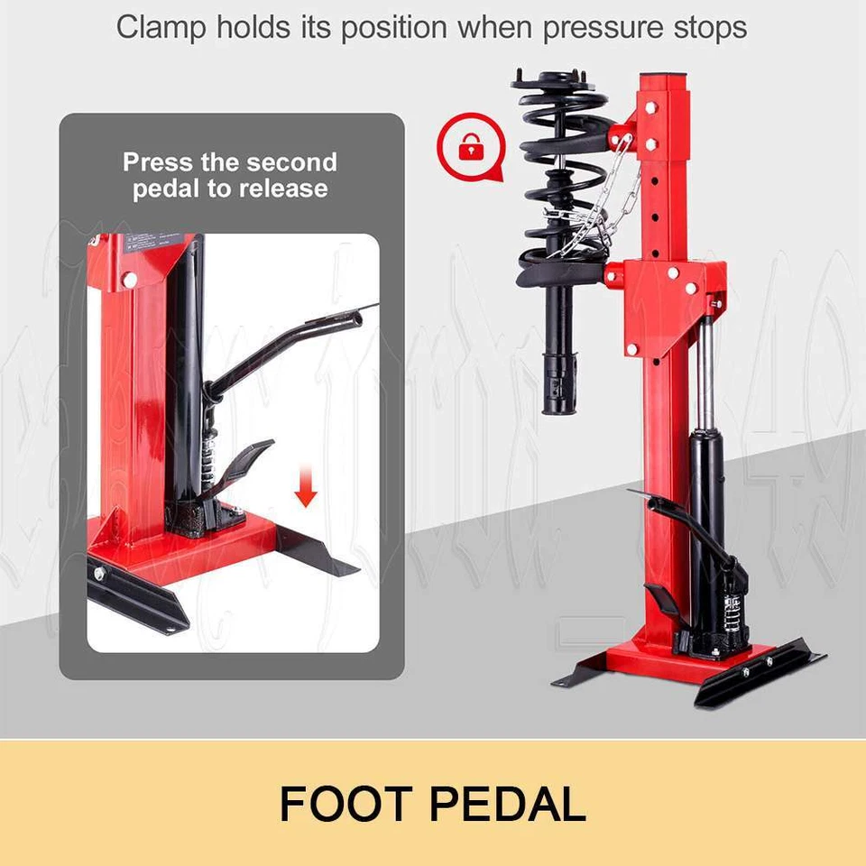 4.5T Hydraulic Auto Coil Strut Spring Compressor Removing Adjustable Height - image 3 of 4