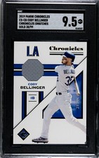 2019 Panini Chronicles Cody Bellinger JERSEY SWATCH GOLD /99 SGC 9.5 MINT+