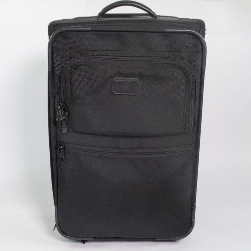 TUMI Suitcase 21" 2-Wheel Nylon Black Ballistic Carry On Travel Luggage 2205D3 - Picture 3 of 21