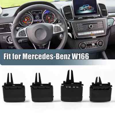 4x/set Dashboard A/C Air Vent Paddle Clip For Mercedes BENZ W166 W292 ML350 GL