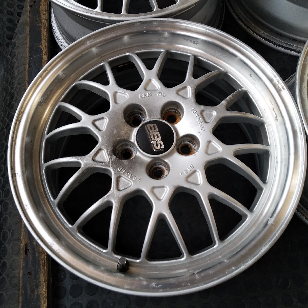 BBS ホイール 16インチ スバル ガンメタ6.5j pcd100 5H-TaylorMade