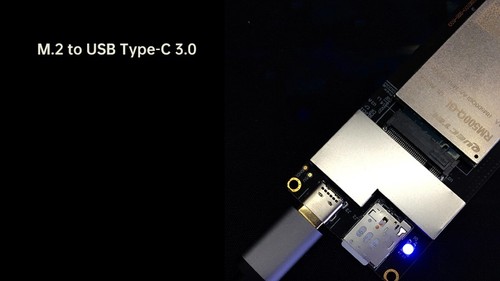 Industrial grade 4G 5G module transfer board m.2 to Type-c module transfer board - Picture 5 of 6