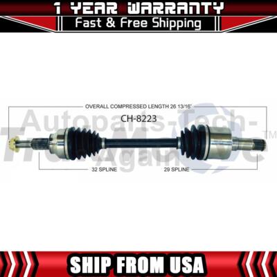 TrakMotive 1 Front Left CV Axle Shaft Fits 2007-2008 Chrysler Pacifica