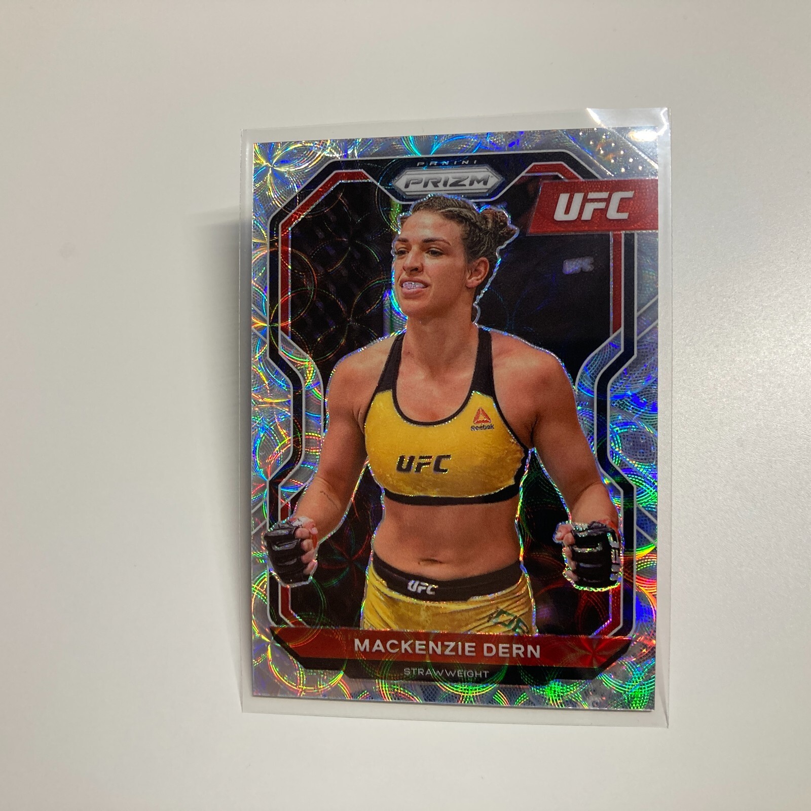 Mackenzie Dern 2021 Panini Prizm UFC Premium Box Set Scope Prizm Card 45/99 #76