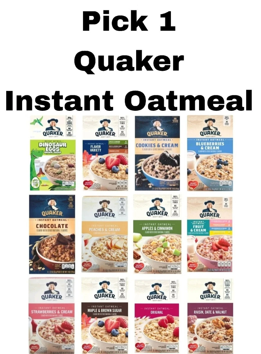 Quaker, Instant Oatmeal, Variety Pack, Oz, 52Count Costco, 53 OFF