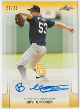 2016 Leaf Perfect Game National Showcase Auto Yellow #BABW2 Bay Witcher /25