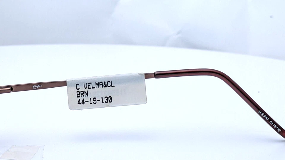 Gafas de sol Candies C Velma & CL marrón ovaladas con clip para hombre 44 mm Foto 4 de 4