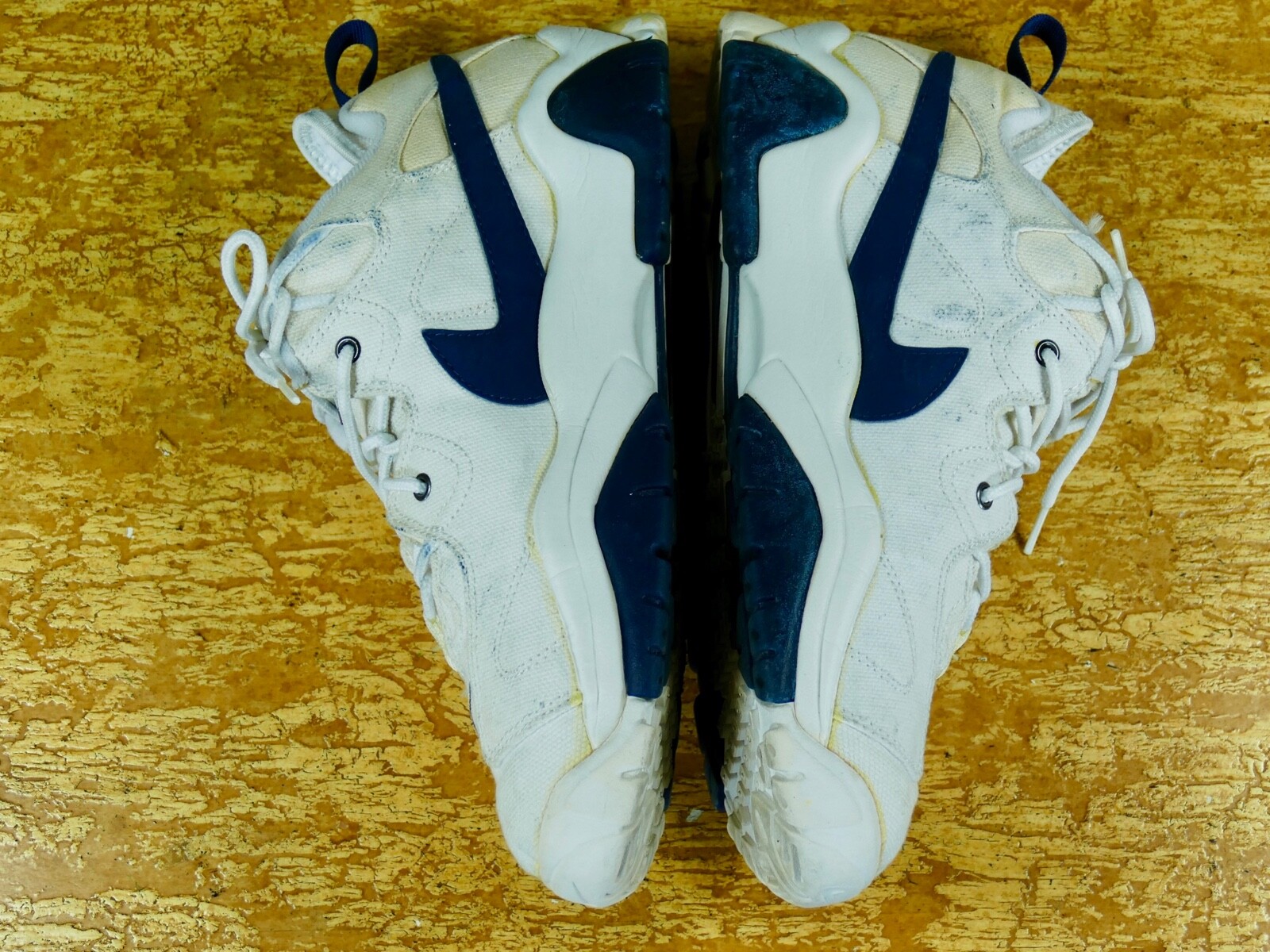 1995 Nike Barrage Sz 11 White/Navy low 