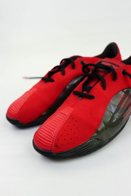 Puma x Ferrari Y2K Vintage 00s Red Low-Top Sneakers Size UK8 EUR42 