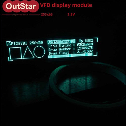 GP1247 253x63 VFD Display Module Dot Matrix Display VFD Matrix Display Module
