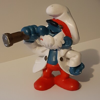 Figurine Schtroumpf Shell PROMO 20141 - RARE - Schleich - Très Bon État