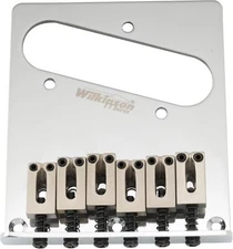 Wilkinson WOT03 52.5mm (2-1/16 inch) Guitar Telecaster Bridge Modern Chrome