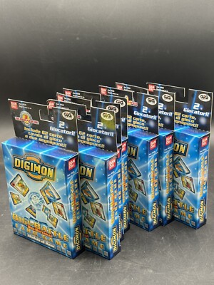 7x Starter Deck Digimon Digi-Battle card game Bandai 1999 nuovo