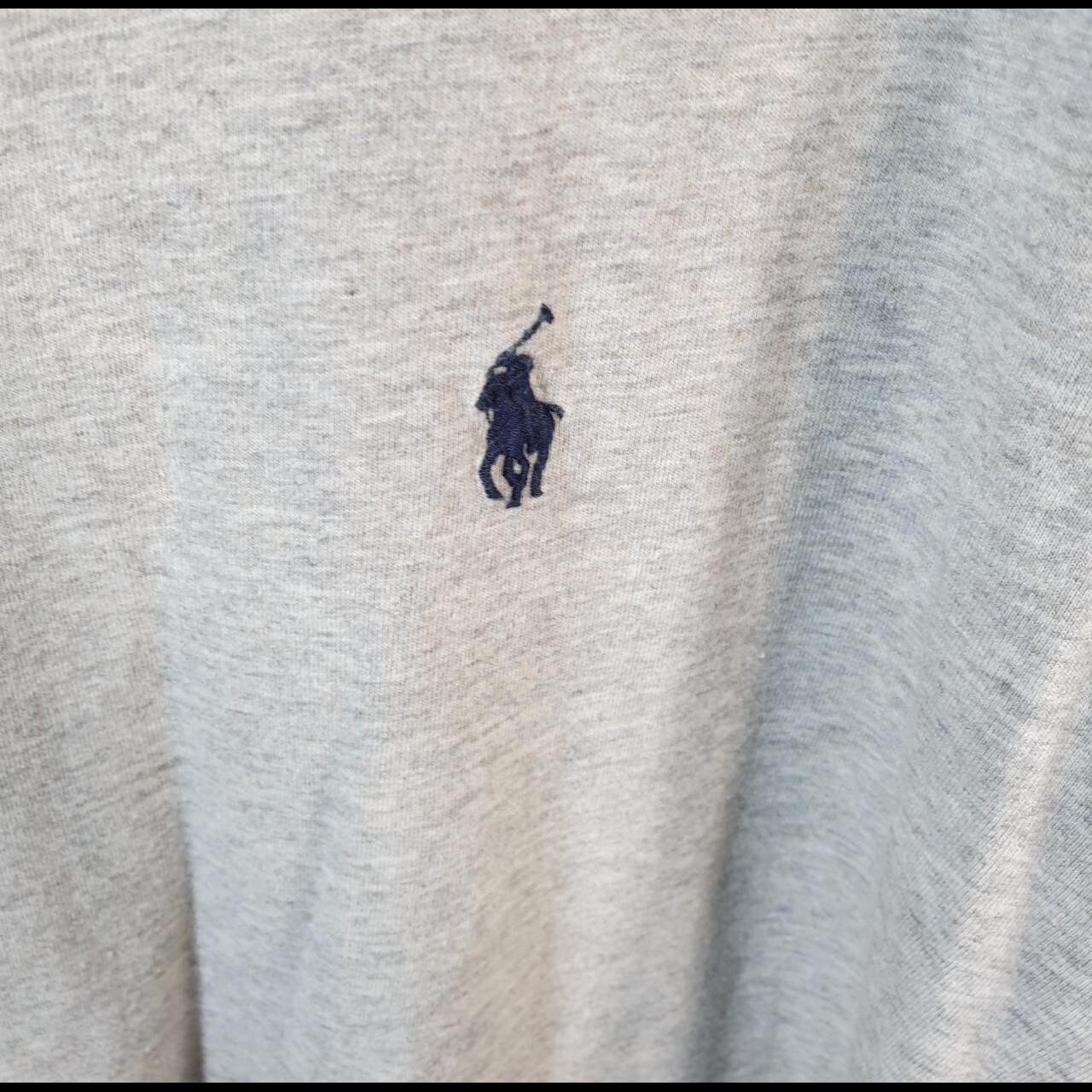 Polo Ralph Lauren vintage uomo XL grigia ricamata vestibilità classica pony