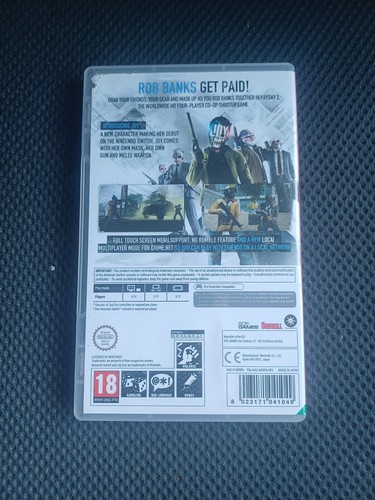Payday 2 Nintendo Switch Physical Cartridge Game Single and Multiplayer Shooter - Picture 4 of 6
