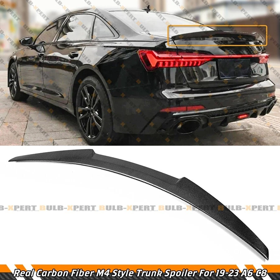适用于 2019 - 2024 奥迪 A6 S6 C8 4K M 风格 HIGH KICK 真正的碳纤维勺子 — 第 2/4 张图片