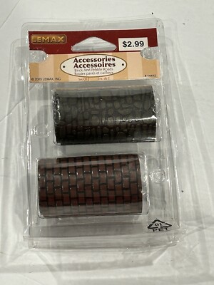 2003 Lemax Coventry Cove Brick & Pebble Roads Christmas Village Accessories New