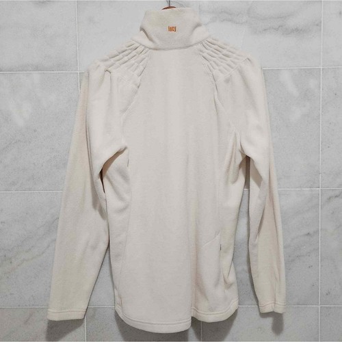 Lucy Activewear Fleece Pullover Quarter Zip Cream Chaqueta blanca grande - Imagen 7 de 8