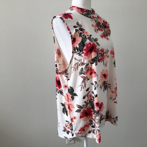 Full Circle Trends Women’s Floral Sleeveless Top Sz 3XL - Picture 6 of 6