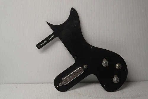 Vintage 1960s Gibson Melody Maker Guitar Pickguard With Unbranded Pickup & pods