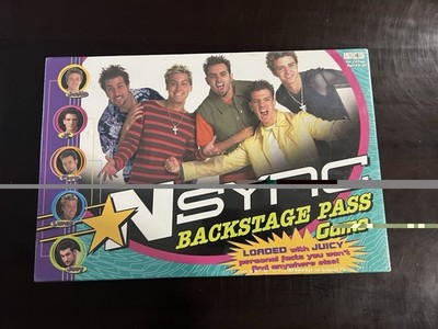 NSYNC Backstage Pass Board Game by Patch Boy Band Trivia Vintage 2000 Sealed New