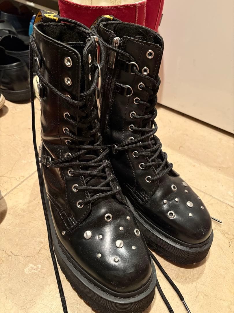 Jadon Hi Hardware Hall Boots Men 9 US EU 42 Leather Rare Size