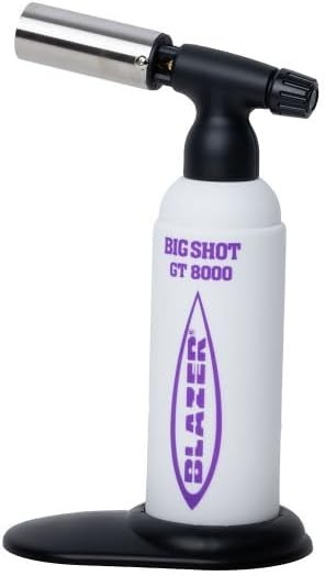 Blazer GT-8000 White/Purple Big Shot Torch - Limited Edition Made