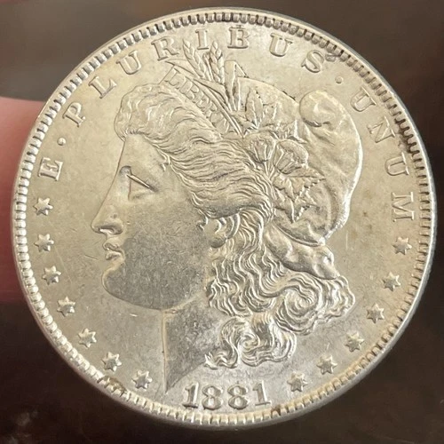 1881 P Morgan Silver Dollar ~ AU/UNC - From ESTATE COLLECTION 90% Silver $1