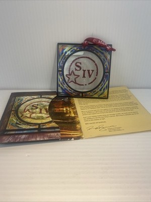 MAKERS MARK Bourbon 2019 Ambassador Christmas Stained Glass Ornament