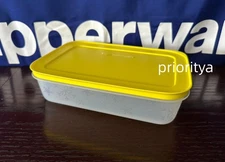 Tupperware Freezer Mates PLUS Snowflake Shallow 4-1/4 cup / 1 L Container New