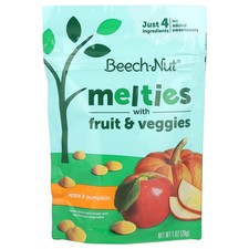 Melties with Fruit  Veggies, 8 Months, Apple  Pumpkin, 1 oz 28 g 