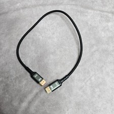 ATETEO 16K DisplayPort 2.1 Cable DP To DP 80Gbps VESA Certified 0.5 Gaming