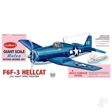 Guillow Grumman F6F-3 Hellcat  1:16 Balsa Wood Model Aircraft Kit 831.85mm  W/SP