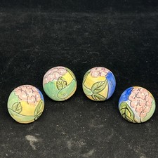 Set Of 4 Multi-Color Ceramic Drawer Pulls/Knobs