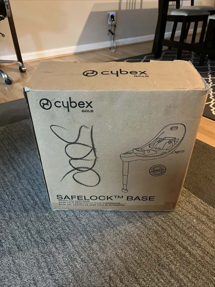 Base Cybex SafeLock para asientos de coche Aton M en negro Foto 2 de 4