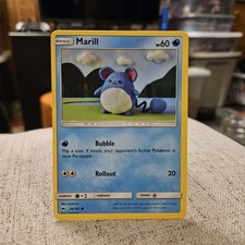 Carta comune Marill Pokemon TCG Sole e Luna Ombre Brucianti #34/147