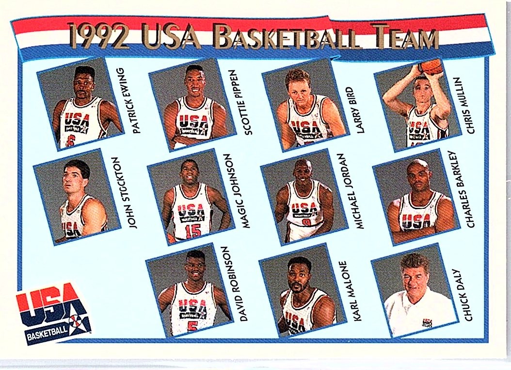 1991-92 Hoops McDonald's #62 1992 USA Basketball Team