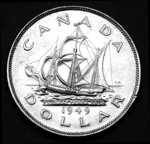 1949 $1 silver proof like beautiful coin in a paper flip