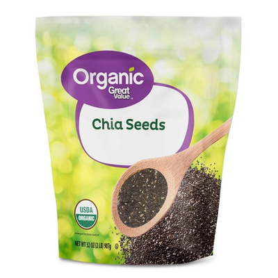 #ad Great Value Organic Chia Seeds 32 oz 907 g USDA Organic Gluten Free $7.98