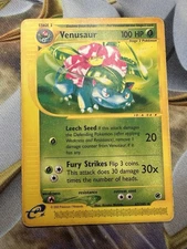 Pokemon Venusaur Expedition 67/165 E Reader Trading Card HP FREE SHIPPING