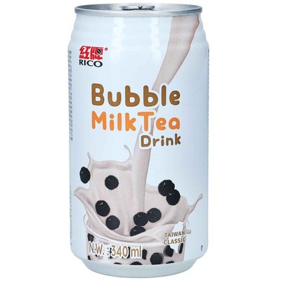 RICO Bubble Tea 340ml | Original Milk Tea | Taiwan Drink | Boba Perlen | Asia