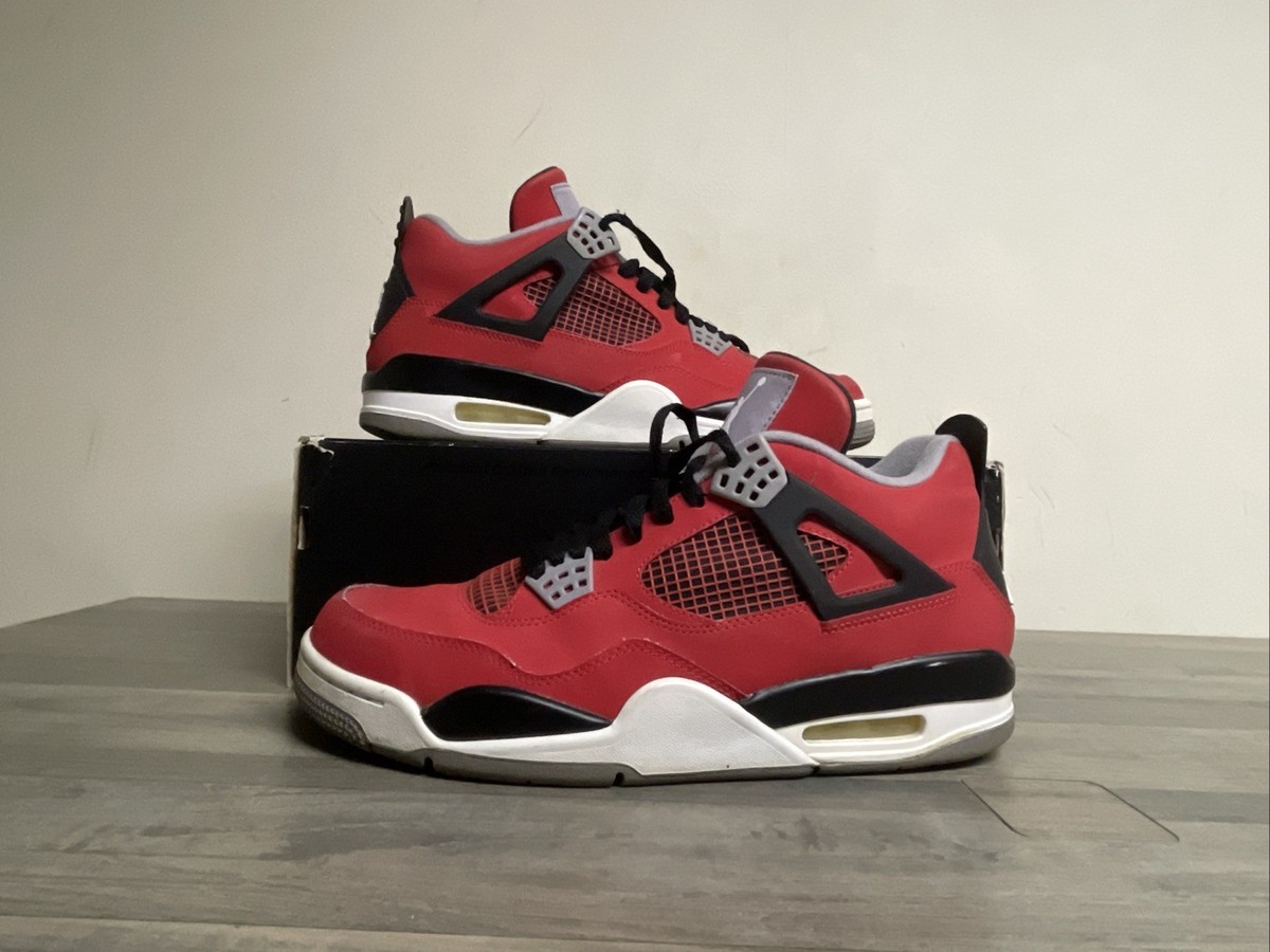 Nike Air Jordan 4 Retro Toro Bravo Sneakers Shoes 308497-603 Men's