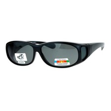 SA106 Unisex 60mm Fit Over Rectangular Anti-glare Polarized Lens Sunglasses