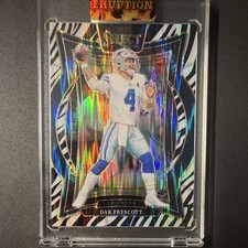 2024 Panini Select Dak Prescott Zebra Prizm Dallas Cowboys Concourse #38
