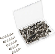 100 St&uuml;ck Broschennadeln Zum Basteln,Anstecknadeln Pins:20,25,32,38,45Mm