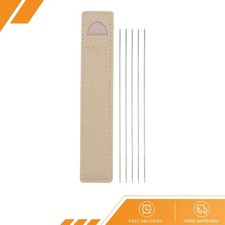 5pcs - Extra Fine Knitting Needles 1mm/0.04" Dia 14cm/ 5.5" Length