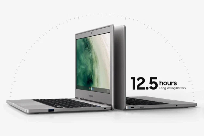 Samsung Chromebook 4 11.6" 32 GB, Intel Celeron Processor Includes Charger - Image 2 of 4